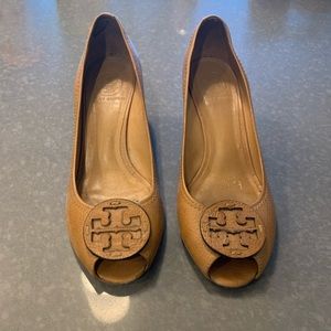 Tory Burch Sally 2 peep toe wedges